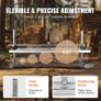 Portable Sawmill 35.6cm-91.4cm Guide Bar Galvanized Steel Chainsaw Planking 0.5cm-30cm Thickness, Wood Lumber Cross Cutting Saw Mill for Builders and Woodworkers, Silver Image 5