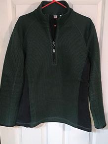 Mens izod quarter zip sweatshirt size medium
