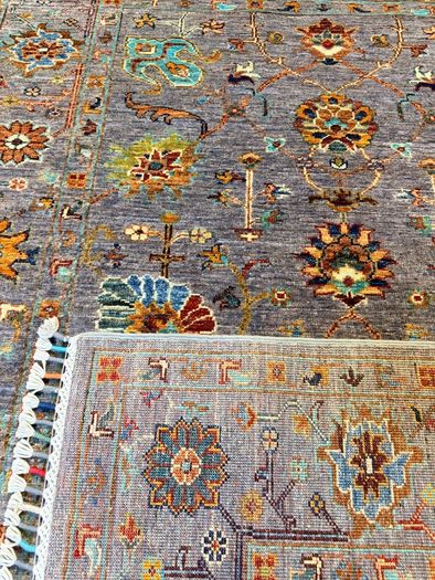 Exquisite Afghan Ziegler Hand-Knotted Wool Rug