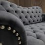 Elegance 3+2 Grey Fabric Sofa Set Image 8