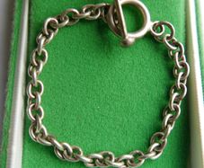 Vintage Estate Sterling Silver 925 Bracelet length 8" - 16.2g