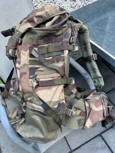 French Army F3 Military Backpack CCE Woodland Camouflage