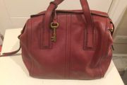 Fossil Leather Handbag