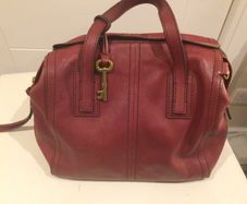 Fossil Leather Handbag