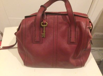 Fossil Leather Handbag