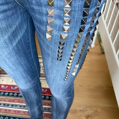 karen Milen high quality denim fabric jeans Size 8