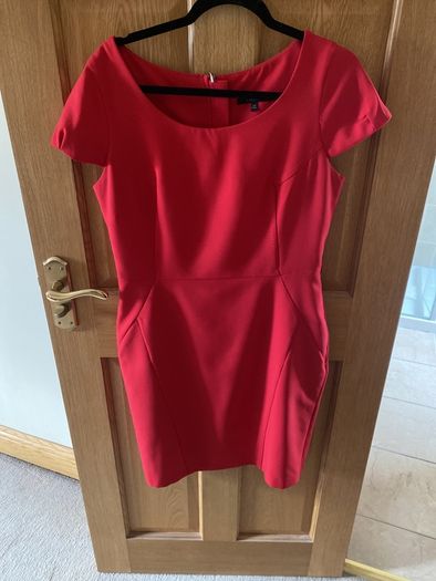 red dress