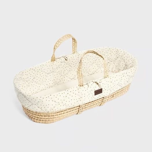 Little Green Sheep Moses basket + Mattress