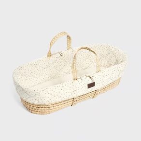 Little Green Sheep Moses basket + Mattress