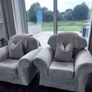 Pair of Armchairs (Grey Stretch covers included) Image 6