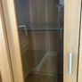 solid oak display cabinet/storage Image 2