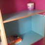 Kids bookcase dyed pink and blue, 5 compartments Image 8