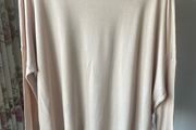 top Bnwt forever 21 oversized top large blush beige shade
