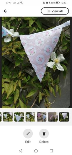 Vintage Style Bunting for Communions etc