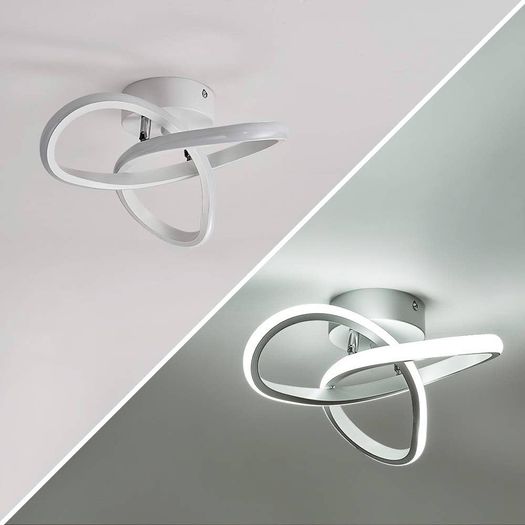 LED Ceiling Lights, 22W Creative Flower Shape Ceiling Light, Balcony Aisle Ceiling Lamp, Home Corridor Porch Ceiling Lights Cloakroom Lamp, Cool White 6500K Ceiling Chandelier