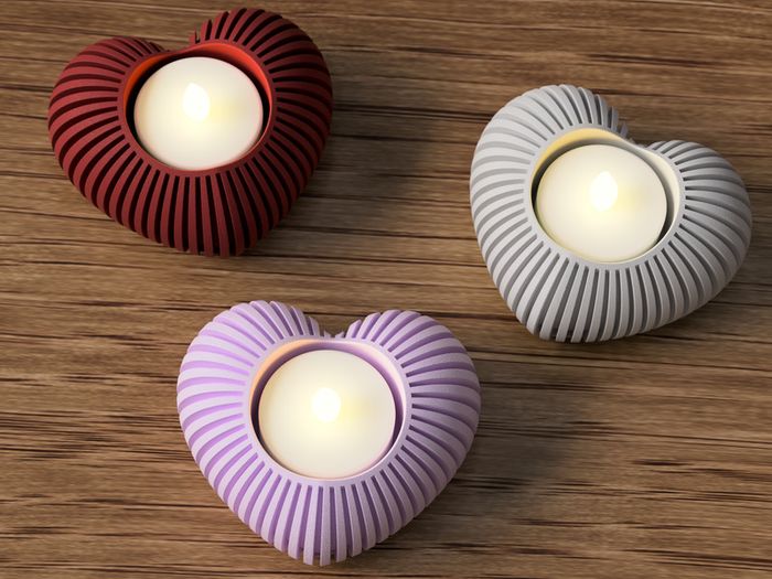 Heart Shaped Tea Light Holder