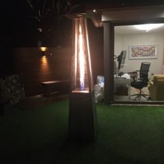 Two Pyramid Garden heaters