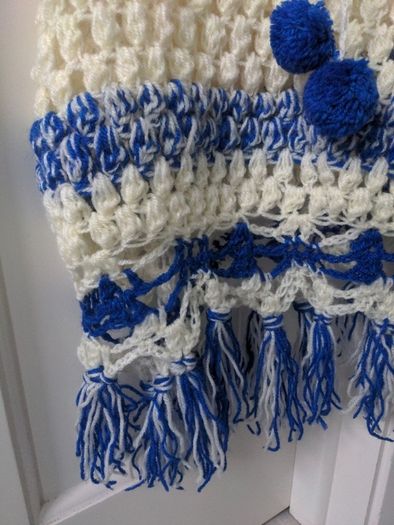 Girls crochet poncho