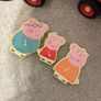 LIDL wooden Peppa pig train toy Image 2