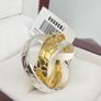Silver Royal Bali Collection  Sterling Silver Interlocked Ring Image 4