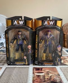 wwe AEW unrivaled series 7 The young bucks Nick Jackson &  Matt Jackson action figures