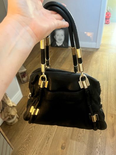 DKNY Black Leather Bag