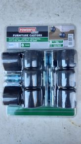 Powerfix Profit Furniture Castors (8) 40mm