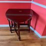 Folding Mahogany Table Image 9