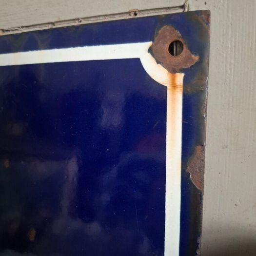 Vintage French Enamel Street Sign