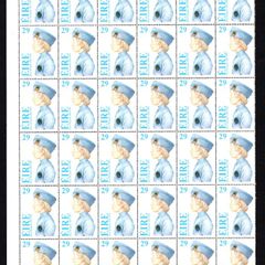 1983 Ireland Centenaries Founding of the Boy's Brigade Commemorative Stamps Marginal Block of 36 Mint Never Hinged (MNH)