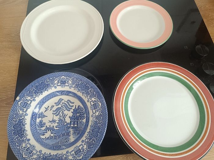 Vintage Steelite and Staffordshire plates