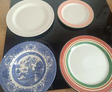 Vintage Steelite and Staffordshire plates