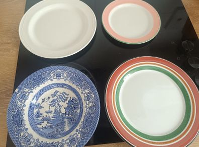 Vintage Steelite and Staffordshire plates