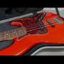 2003 Fender USA American Series Jazz Bass S1 Sunset Orange Image 4