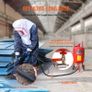 40L Sandblaster, Portable Abrasive Blaster with Pressure Gauge, Ceramic Nozzle, 2.5m Hose, Water Trap & 6" Wheels Image 6