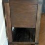 Dark Wood Console / TV Unit, Solid & Stylish Image 3