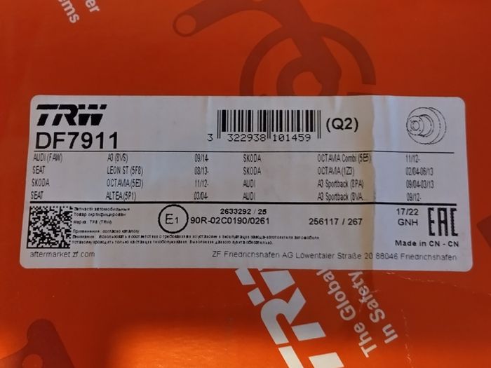 2012 Skoda Superb Parts
