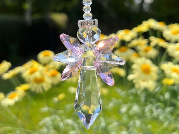 Suncatchers, Crystal, Gemstone, Birthstone, Guardian Angel Sun Catchers