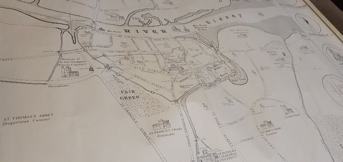 Map of Dublin city