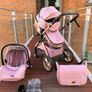 Brand new Baby travel system 3 in 1 baby pink Image 7