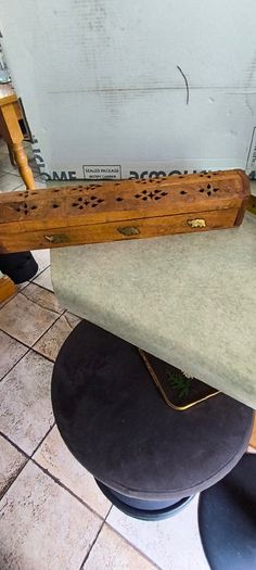 Wooden Incense Holder Box, which is a hinged, coffin