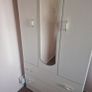 Solid Bedroom Wardrobe with Mirror Drawers Shelving Image 4