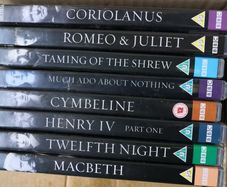 8 x BBC Shakespeare Collection DVDs