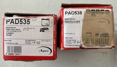 Ford Escort Capri brake pads