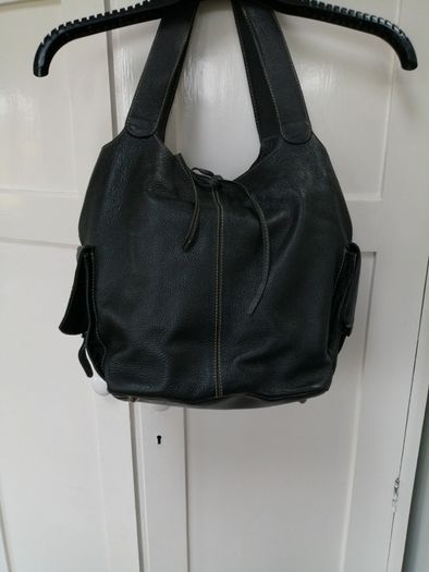 Getulio Black Leather Bag