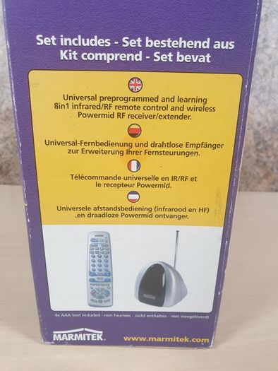 Maritek Powermid plus 8 in 1 universal remote and IR extender BRAND NEW