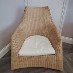 Wicker Rocking Chair (IKEA Hejka)