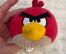 Angry Birds Red Bird Soft Toy Approx. 10 cm. Mini Used Please see photos