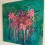 Original Abstract Painting Dublin Floral Painting Framed Image 10