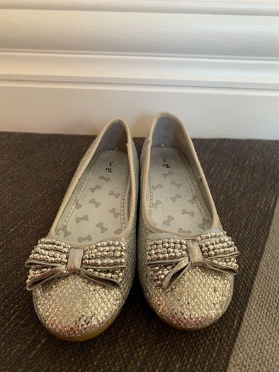 Silver party shoes